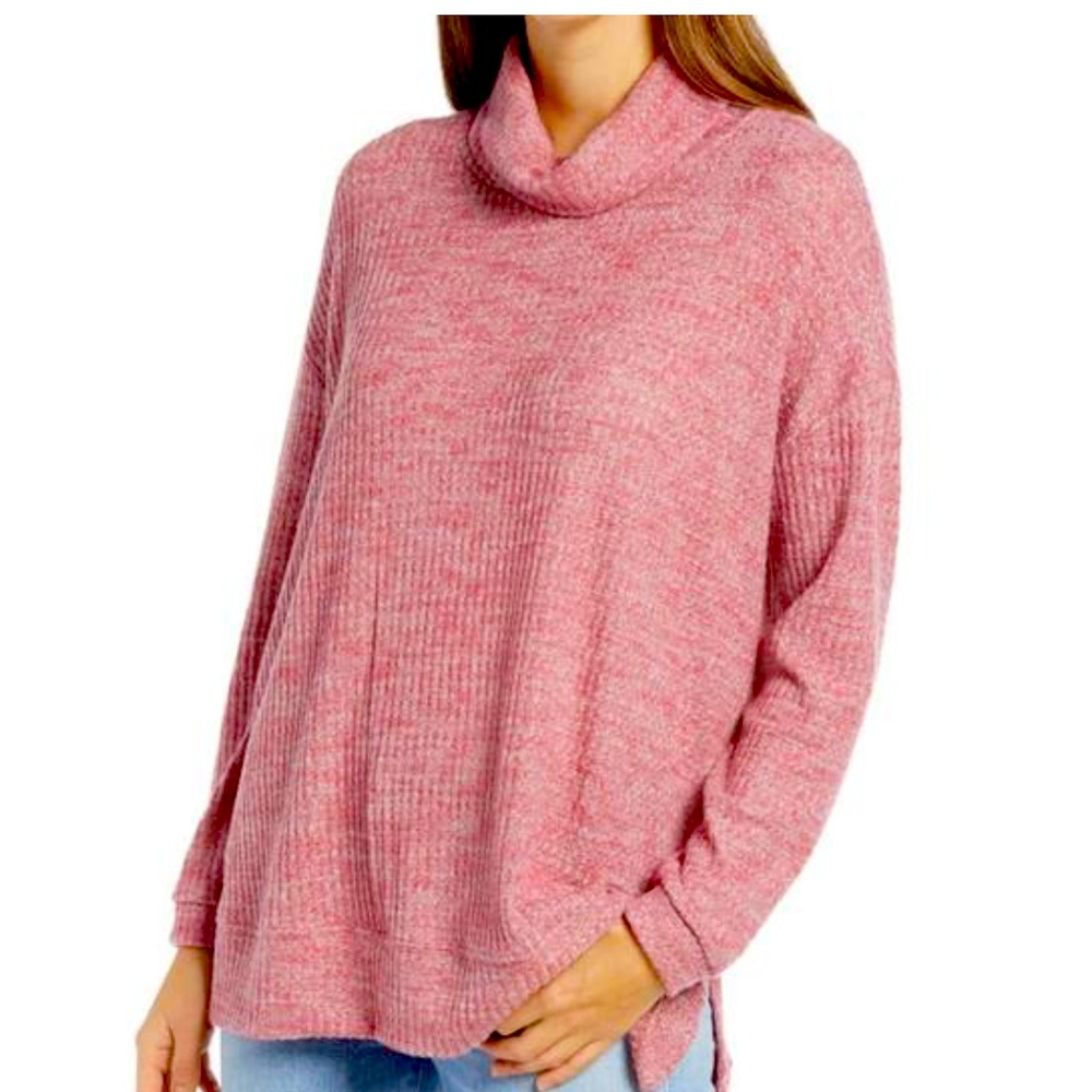 Everligh Cowl neck sweater over l sized large New!